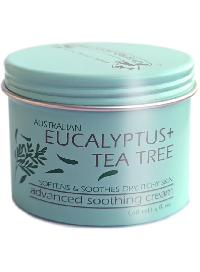 BALM OF GILEAD Foot Cream with Tea Tree and Eucalyptus â€“ Intensive Moisturizing Cream for Dry, Cracked Heels and Feet â€“ Refreshing Body and Skin Care Balm - Image 1