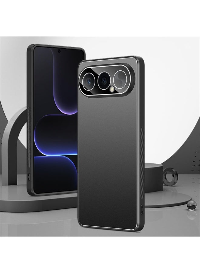 عام غطاء متوافق مع هونور 500 برو 5G، غطاء غير لامع بحماية للعدسة وحواف مرتفعة مضادة للصدمات، تصميم خفيف ورفيع بتناسب دقيق. - Image 1