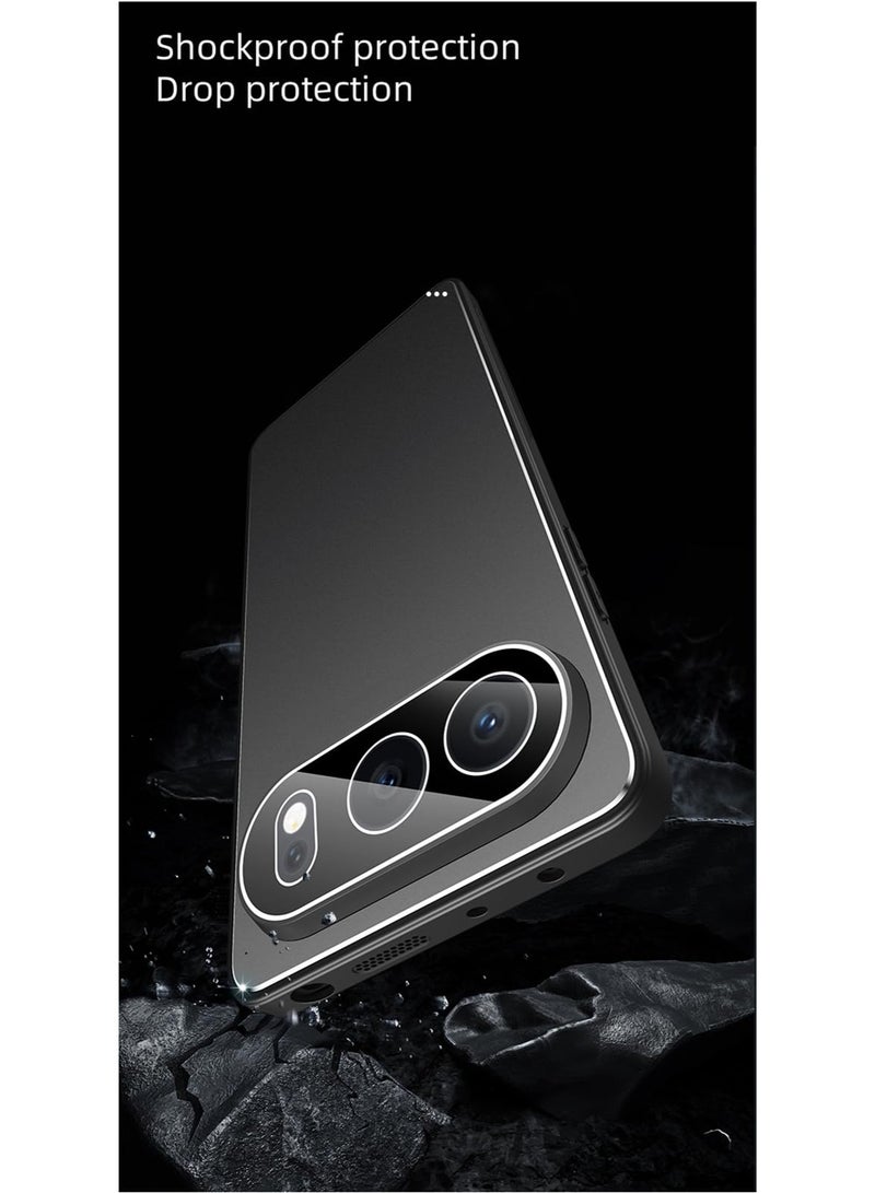 عام غطاء متوافق مع هونور 500 برو 5G، غطاء غير لامع بحماية للعدسة وحواف مرتفعة مضادة للصدمات، تصميم خفيف ورفيع بتناسب دقيق. - Image 4