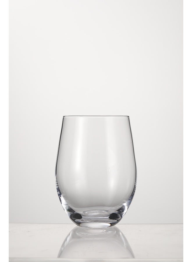 Crystal Beer Tumbler & Long Drink Cocktail Glass Set - 14.2-Ounce Barware Tumblers, Lead-Free & Dishwasher Safe, Elegant Solid Design, Glasses for Home and Entertaining  - Image 1