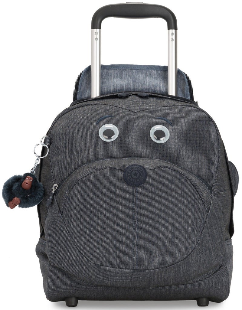 Kipling Nusi Marine Navy Rolling School Bag for Kids with Dual 360° Wheels, Secure Zip Compartments & Comfortable Carry Handle - Image 1