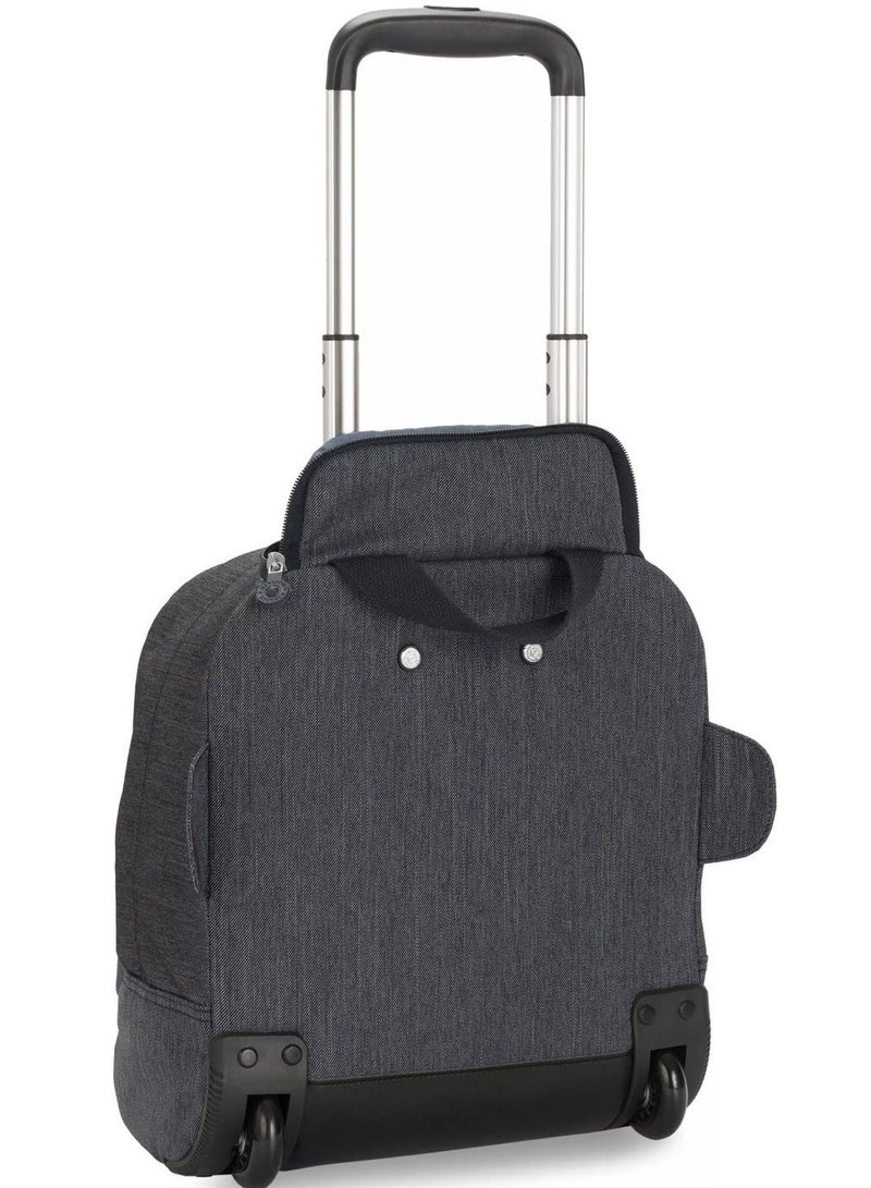 Kipling Nusi Marine Navy Rolling School Bag for Kids with Dual 360° Wheels, Secure Zip Compartments & Comfortable Carry Handle - Image 3
