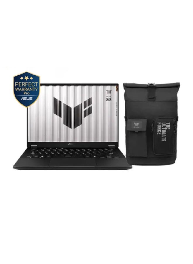 أسوس ASUS TUF Gaming A14 FA401EA-RG321W - AMD Ryzen AI MAX+ 392 - AMD Radeon 8060S Graphics - 32GB LPDDR5X 8533HZ RAM - 1TB Nvme GEN 4 SSD - 14-inch WQXGA (2560×1600) IPS 2.5K 165Hz 100% sRGB - Windows 11 Gray - Image 4