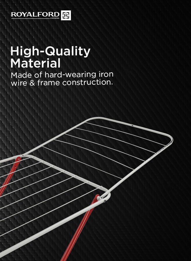 Royalford مجفف ملابس متين مقاوم للصدأ - Image 2