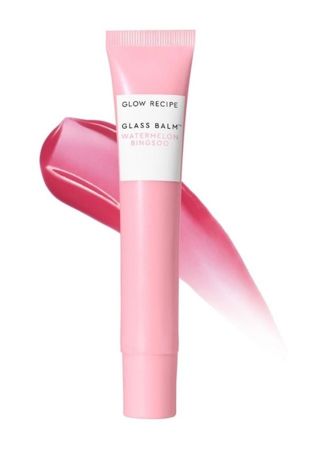 glow receipe Glow Recipe Glass Balm Lip Treatment Watermelon Bingsoo (Sheer Soft Pink) — 0.52 oz / 15 g - Image 1