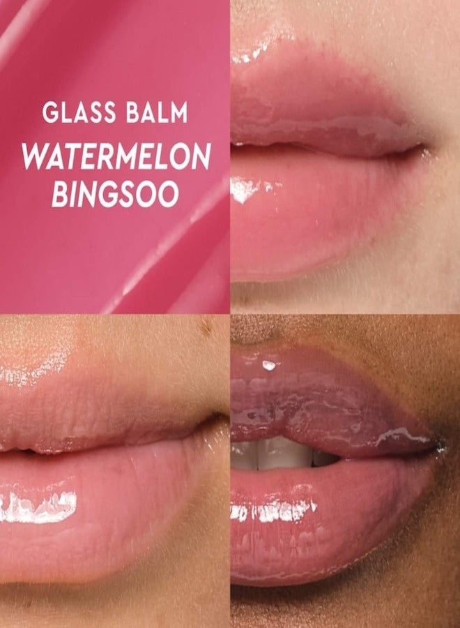 glow receipe Glow Recipe Glass Balm Lip Treatment Watermelon Bingsoo (Sheer Soft Pink) — 0.52 oz / 15 g - Image 2