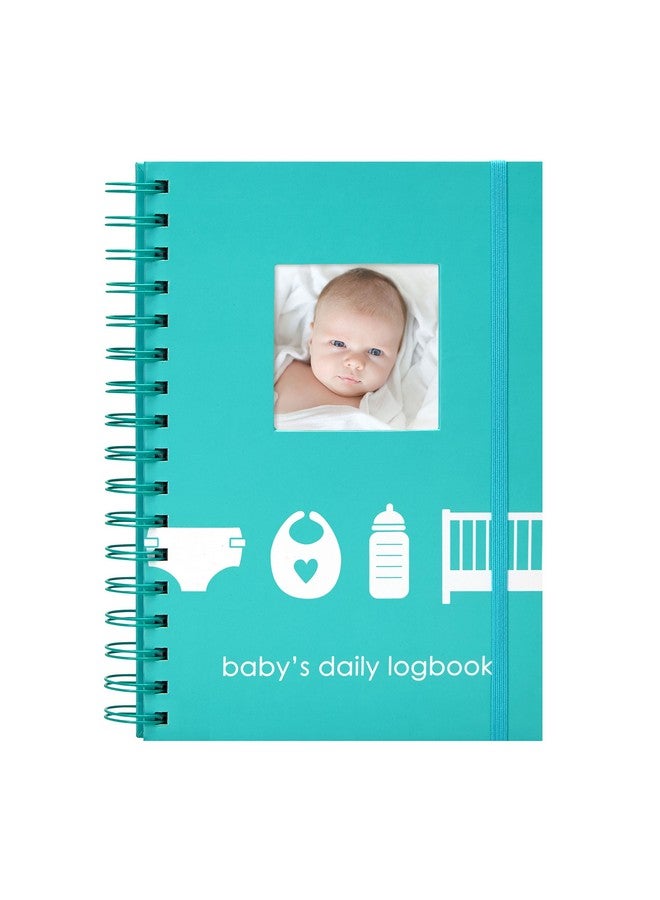 Pearhead Baby’s Daily Log Book, 50 Easy to Fill Pages to Track and Monitor Your Baby’s Schedule, Baby Care Planner for Newborns, Nursing, Sleep, Feeding, Diapers, Pumping, Gift for New Moms - Image 1
