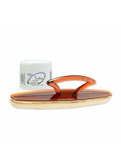 Chamois Buffer And Buffing Cream | Buff And Shine Dull Nails While Softening Cuticles | Assists With Fill And Repair Lines | 1.75 Oz. Set