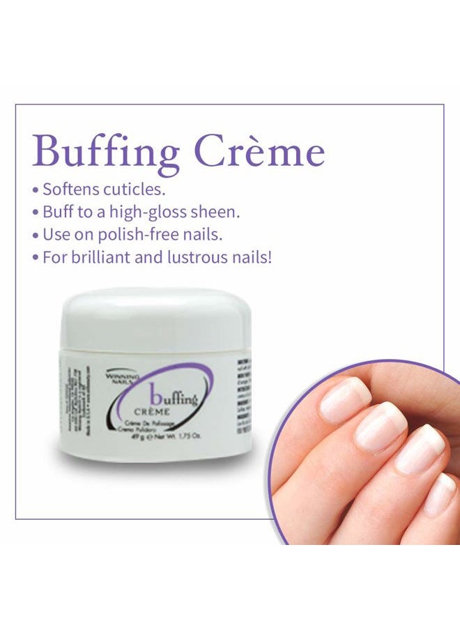 Finally Hair - Chamois Buffer And Buffing Cream | Buff And Shine Dull Nails While Softening Cuticles | Assists With Fill And Repair Lines | 1.75 Oz. Set - Image 1