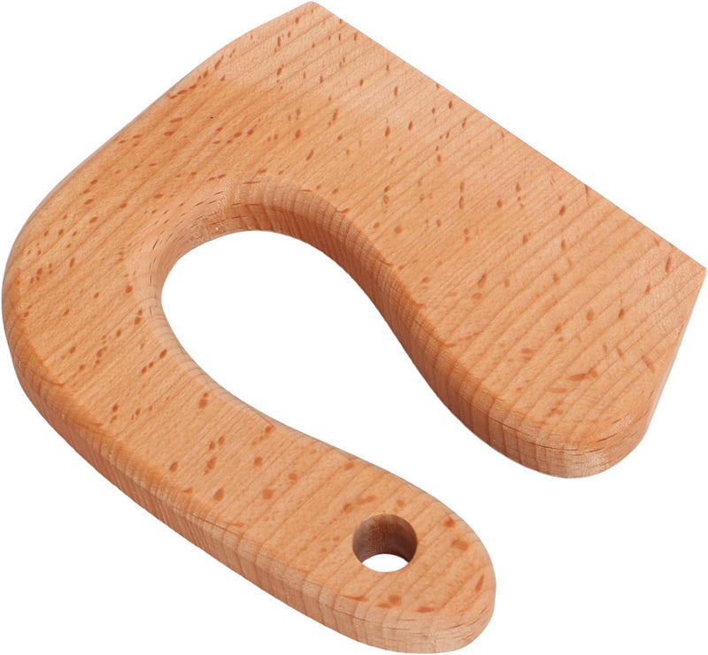 JTLB Kids Wooden Cutter, Safe Vegetable Fruit Knife Toy for Children Ages 28, with Ergonomic Design for Cutting Tomatoes Watermelons Strawberries Apples Bananas (Round Handle Type) - Image 4