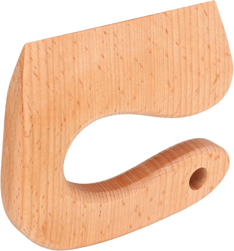 JTLB Kids Wooden Cutter, Safe Vegetable Fruit Knife Toy for Children Ages 28, with Ergonomic Design for Cutting Tomatoes Watermelons Strawberries Apples Bananas (Round Handle Type) - Image 1