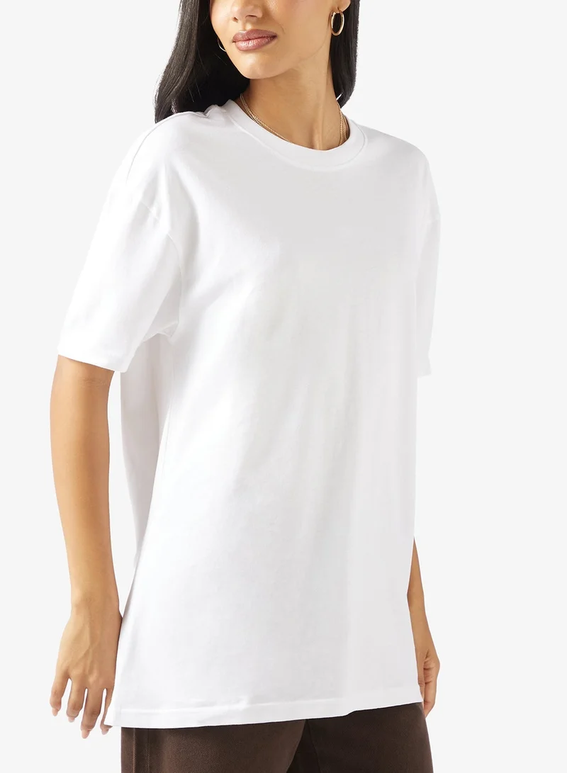 Ginger Cotton Oversize Graphic T-shirt