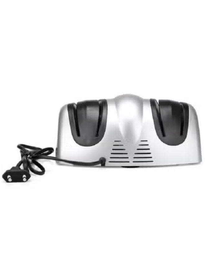 TIGER 2-Stage Professional Electric Knife Sharpener – Powerful and Safe Blade Sharpening System for Kitchen Use – Sharpens Chef Knives, Stainless Steel Knives, and Utility Blades – Fast Edge Restoration with Precision – Compact, Easy-to-Use Design for Everyday Cooking  - Image 2