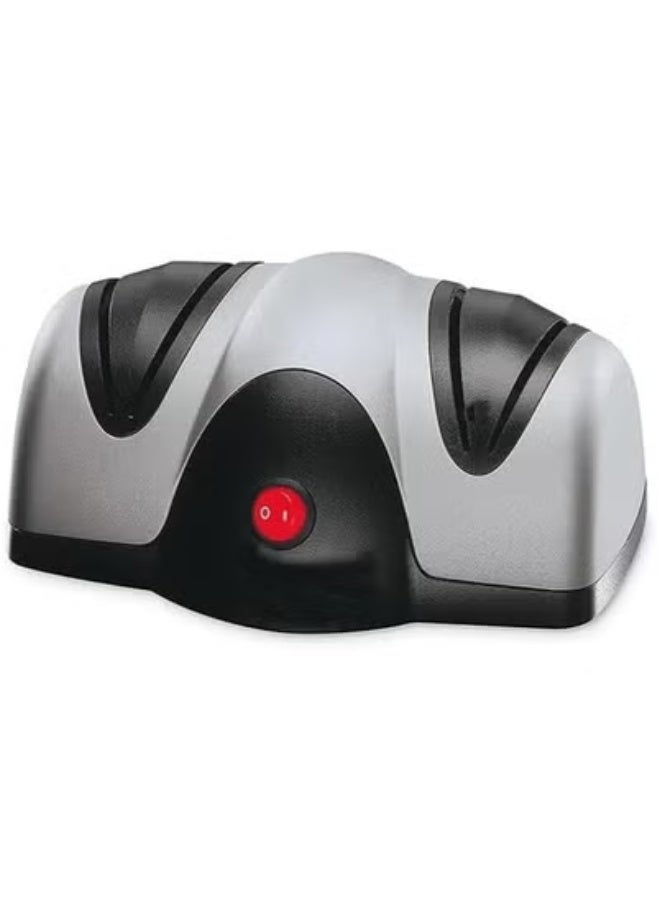 TIGER 2-Stage Professional Electric Knife Sharpener – Powerful and Safe Blade Sharpening System for Kitchen Use – Sharpens Chef Knives, Stainless Steel Knives, and Utility Blades – Fast Edge Restoration with Precision – Compact, Easy-to-Use Design for Everyday Cooking  - Image 3