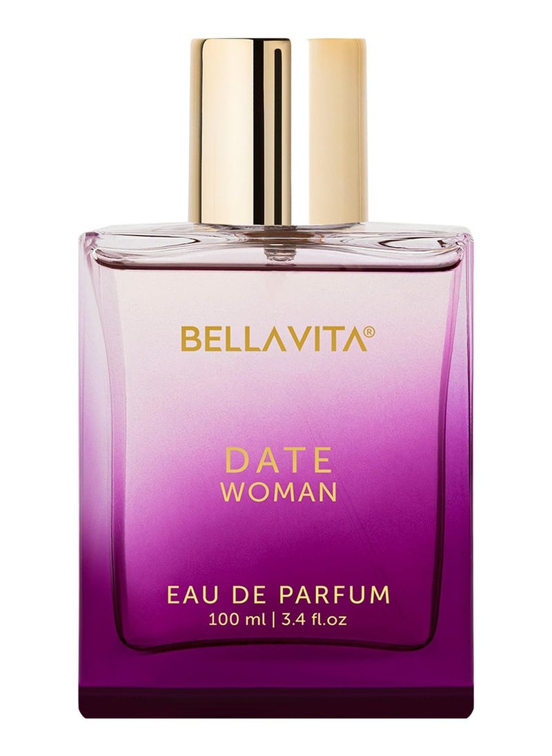 Bella Vita - Date Eau De Parfum for Women with Pink Pepper, Red Fruit & Jasmine | Fruity & Spicy Long-Lasting EDP Fragrance Scent | 3.4 fl. oz. - Image 1