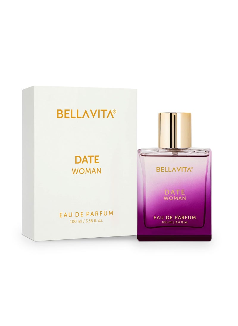 Bella Vita - Date Eau De Parfum for Women with Pink Pepper, Red Fruit & Jasmine | Fruity & Spicy Long-Lasting EDP Fragrance Scent | 3.4 fl. oz. - Image 1
