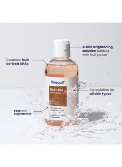 RE' EQUIL Fruit Aha Face Wash For Skin Brightening 200Ml  - Image 5