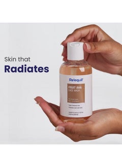 RE' EQUIL Fruit Aha Face Wash For Skin Brightening 200Ml  - Image 3
