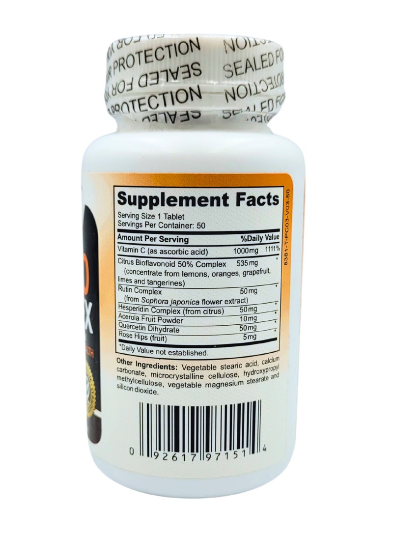 Trust high potency vitamin c-1000 complex with bioflavonoids and rose hips support immune system 50 tablets - Image 2