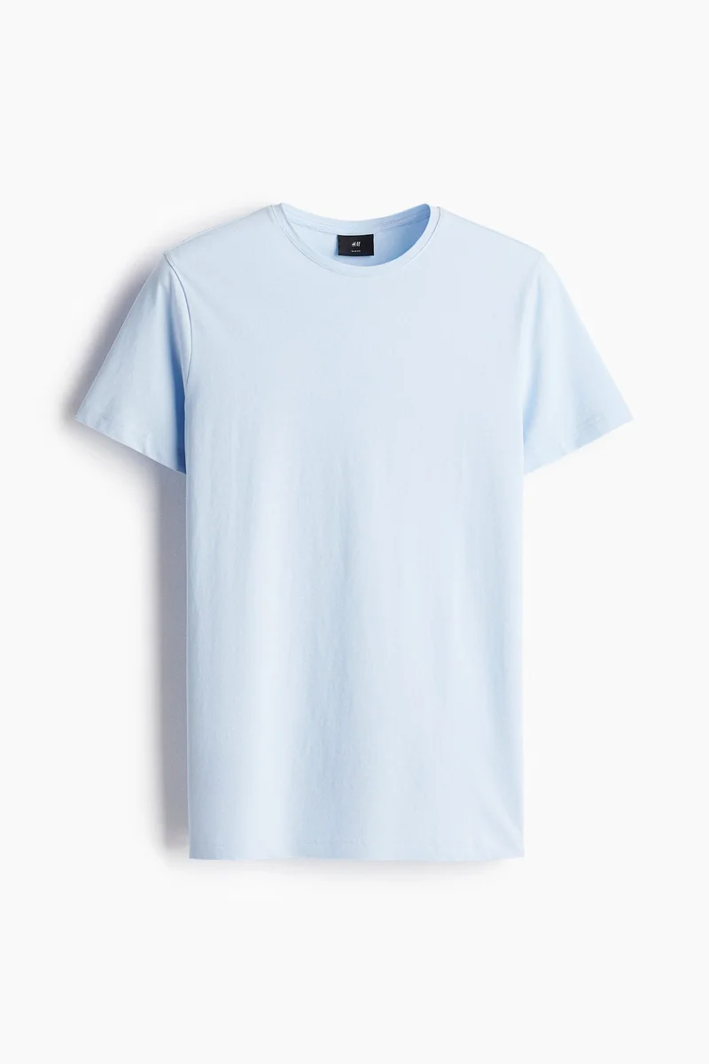 اتش اند ام Round-neck T-shirt Slim fit