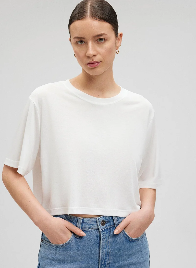 MAVI Lux Touch White T-Shirt