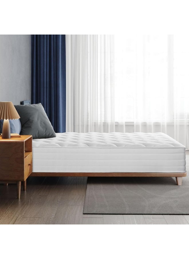 VINNYSEN 90 * 190 * 30CM Double size Foam and Spring Hybrid Mattress Double Size  Medium Firm Long-Lasting Suppor Zoned Pressure Relief Certified Safe Foam and Fabric Mattress - Image 3