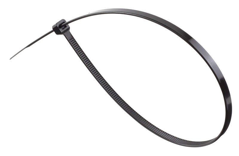 GTSE 14 Inch Black Zip Ties, 100 Pack, 50lb Strength, UV Resistant Long Nylon Cable Ties, Self-Locking 14" Tie Wraps - Image 3