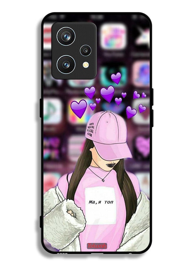 Tolwak Realme 9 Pro Plus Protective Case Cover Anti Social Club  - Image 1