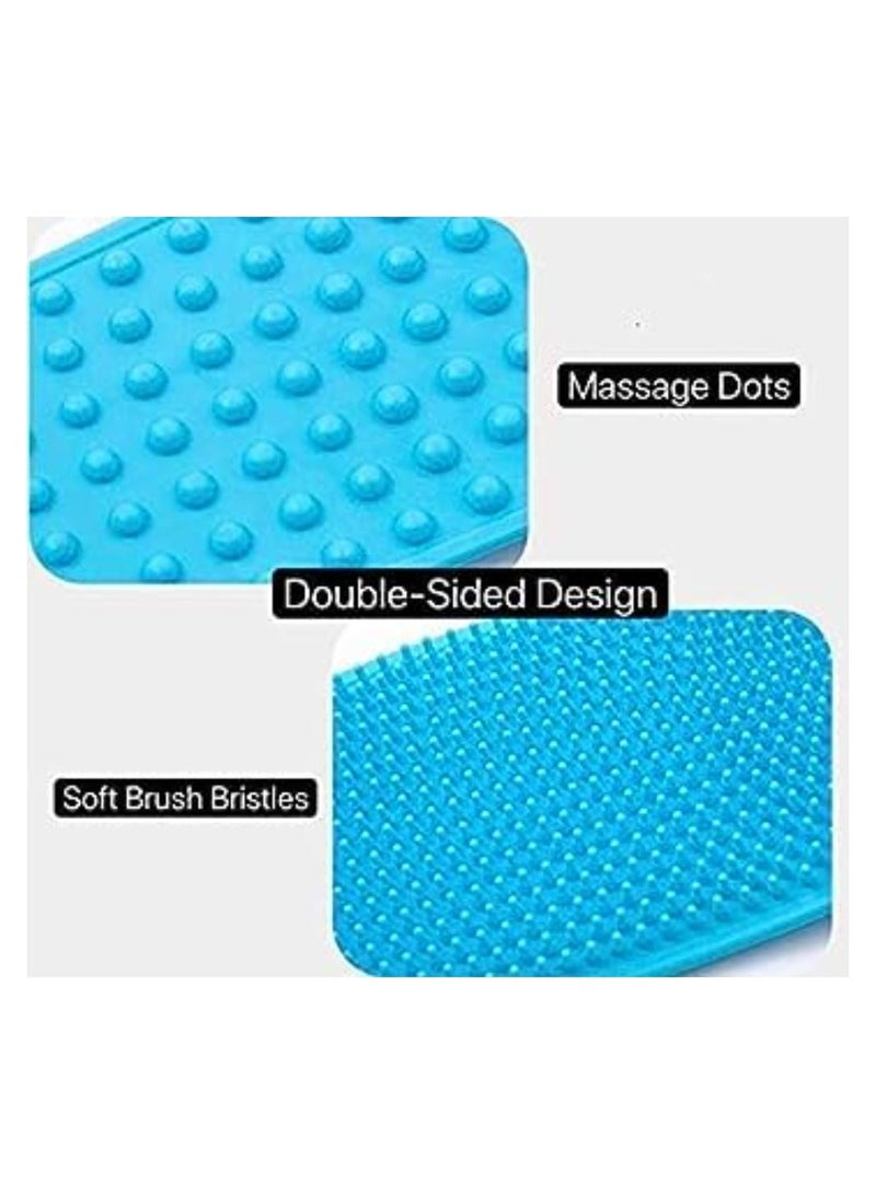 Back Scrubber for Shower, 30 inches for Choosing Bath Body Brush Silicone Back Brush Extra Long Exfoliating Body Scrubber With Handle, Deep Clean and Invigorate Skin, for Men and Women - Image 3
