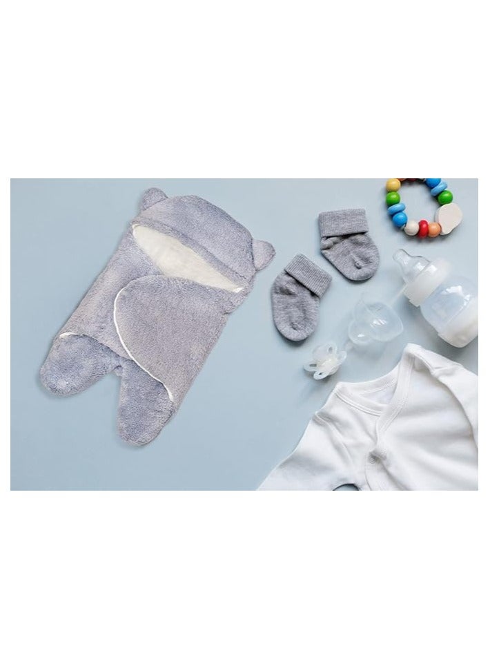 Moro Moro Baby Swaddle Wrap with Hood  - Image 2