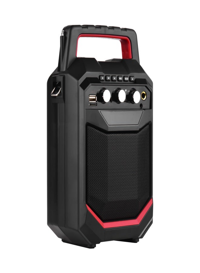 Portable Wireless BT Music Speaker 20W LED Screen with FM Radio Record Function Echo Effect Support U Flash Disk TF Card AUX Input with Remote Control Built-in 3600mAh Battery for Karaoke Singing Activity - Image 1
