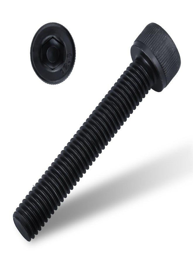 EASTLO M8-1.25 x 45mm (16 pcs) Socket Head Cap Screws, 12.9 Grade Alloy Steel, Black Oxide Finish, Full Thread, Coarse Thread UNC, Allen Hex Drive - Image 1