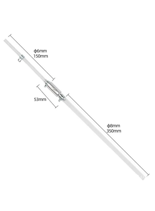 Silvery Brake Fluid Bleeder Hose Kit with One Way Check Valve for Auto Car Motorcycle - Image 4