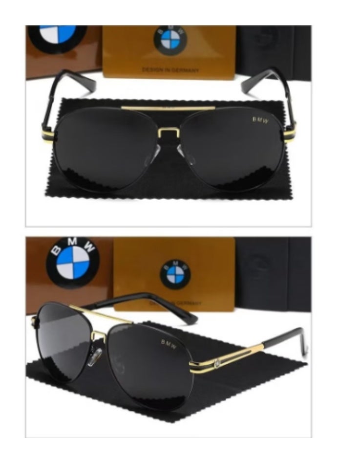 BMW High-quality Fashionable Taste and Comfort Sunglasses Protects You from UV Rays Metal High-end Sunglasses - Image 2