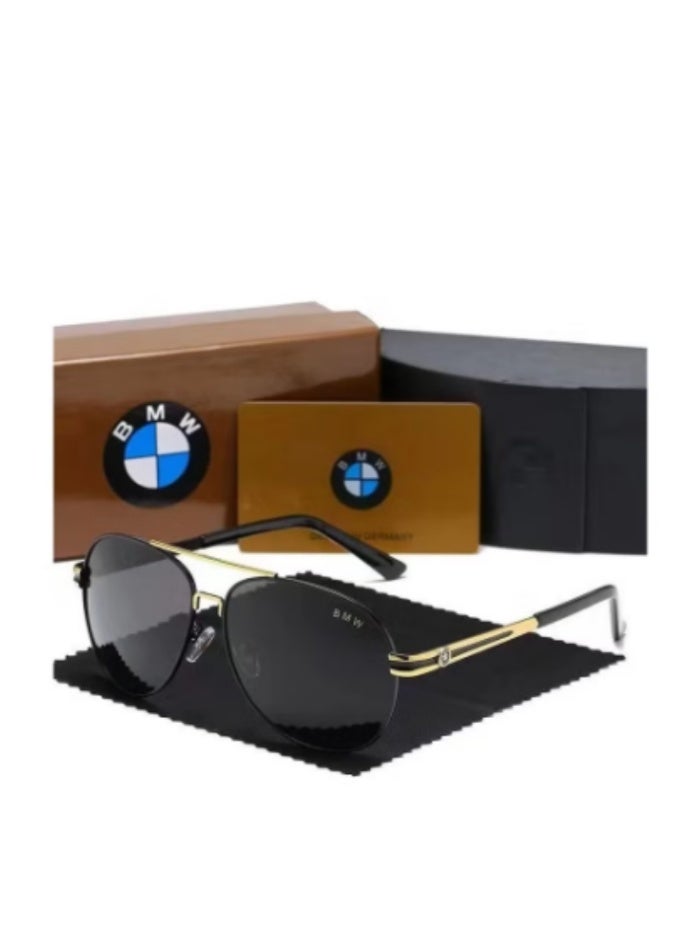 BMW High-quality Fashionable Taste and Comfort Sunglasses Protects You from UV Rays Metal High-end Sunglasses - Image 1