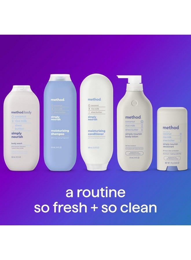 Method Body Wash, Simply Nourish, Paraben And Phthalate Free, 18 Oz (Pack Of 1)