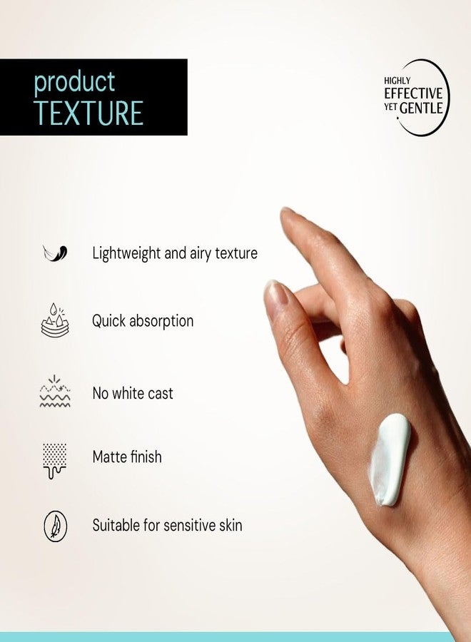 Deconstruct Oats & Ceramide Gel Sunscreen SPF 50 PA++++ |In Vivo| Barrier Repair for Sensitive & Oily skin | Soothes, Calms Skin | New Gen UV Filters |Lightweight & Non-greasy | For Men & Women - 50g - Image 3