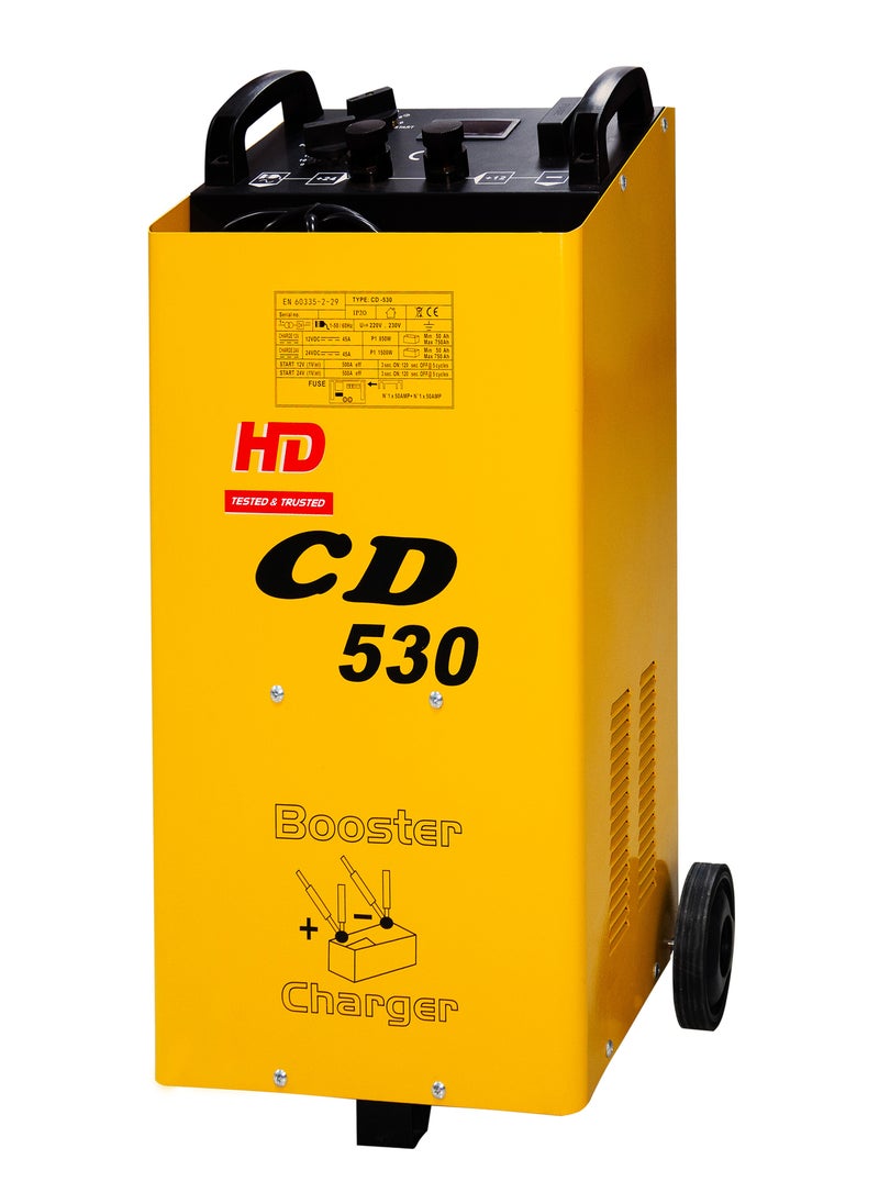 أتش دي HD CD-530 شاحن بطارية 500 أمبير | 220 فولت 50/60 هرتز | 75A تيار الشحن  - Image 2