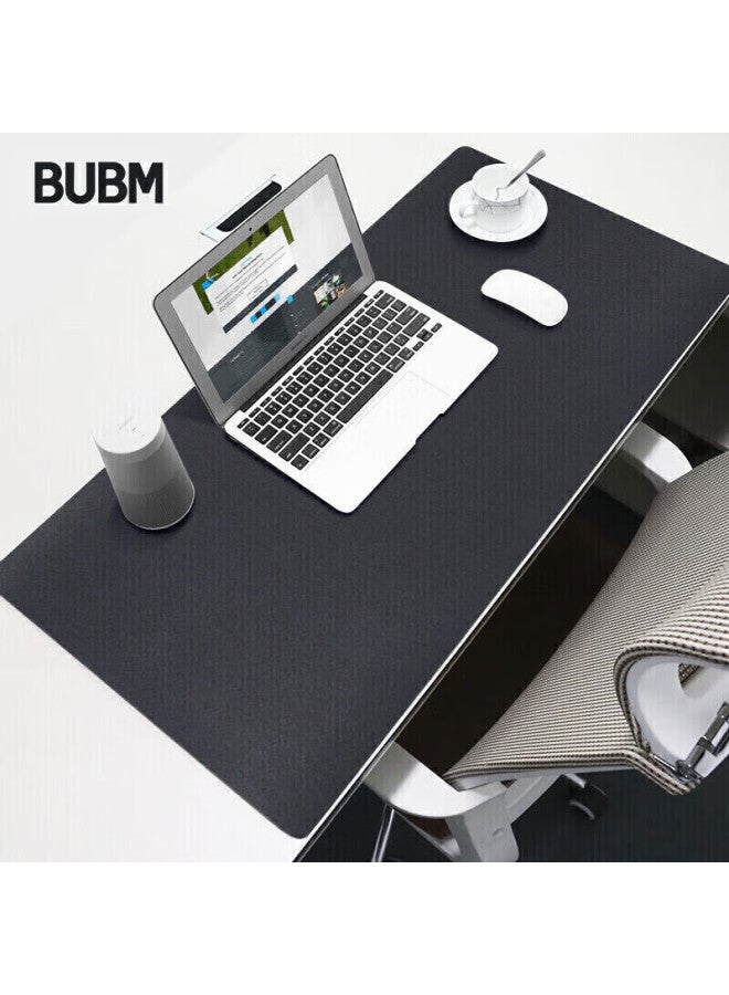 Bubm Large Mouse Pad, Office Desk Mat, Laptop Pad, Keyboard Mat, Office Desk Pad, Gaming Mat For Home Use, Waterproof, Supports Large Custom Orders, Black Large Single-sided - Image 1