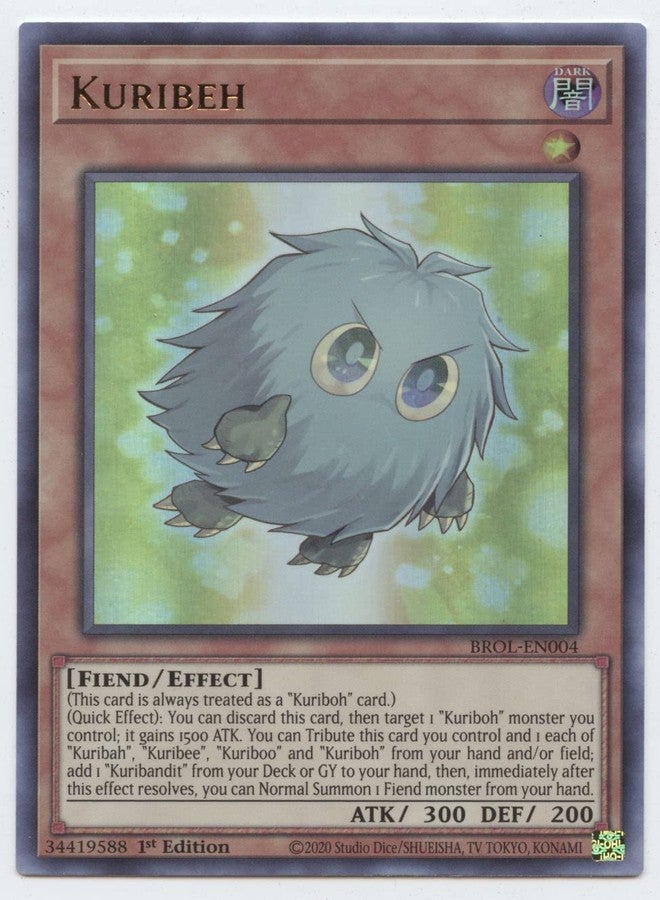 Yu-Gi-Oh! Kuribeh - BROL-EN004 - Ultra Rare - 1st Edition