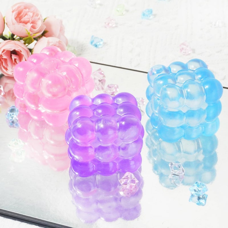 Batorisy 3Pack Squishy Squeeze Toys, Ultra-Soft Squeeze Toy, Stress Relief Toys for Kids Adults, Sensory Toys for Kids with Autism, Fidget Toys, Anxiety Relief Party Favors Gifts for Girls & Boys(Cotton) - Image 4