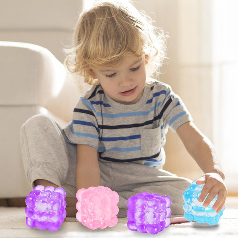 Batorisy 3Pack Squishy Squeeze Toys, Ultra-Soft Squeeze Toy, Stress Relief Toys for Kids Adults, Sensory Toys for Kids with Autism, Fidget Toys, Anxiety Relief Party Favors Gifts for Girls & Boys(Cotton) - Image 5