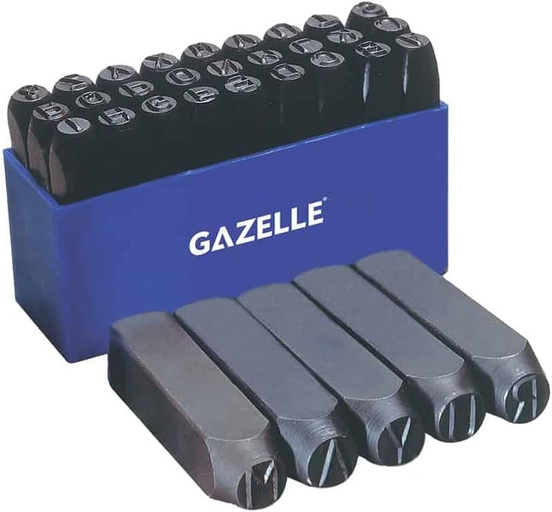 Gazelle Carbon Steel Letter Punch Set
