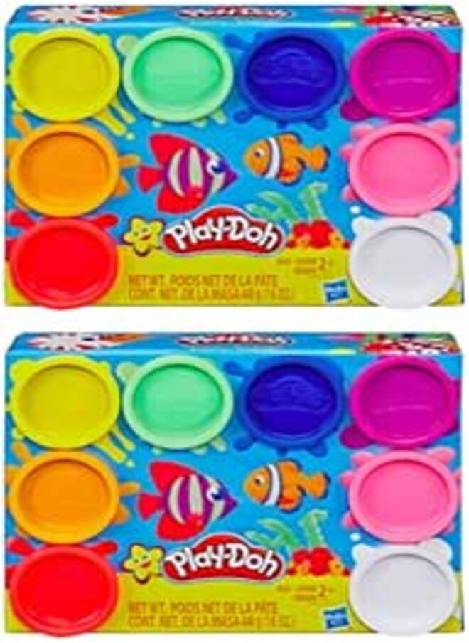 Play-Doh Play-Doh Rainbow | 8 Pack Bundle | 2-8 Packs of Rainbow Compound | Gift Set | 