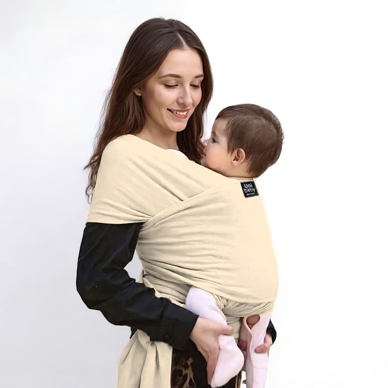 Wrap Newborn Baby Carrier BY HAPPY KIDDO Multicolor (biege)