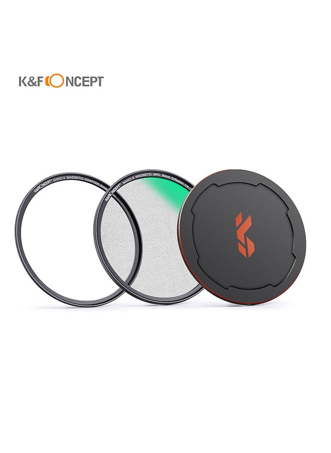 NANO-X-1/4 Soft Focus Filter Diffusion Filter with Waterproof Dust-Proof FMC Green Film for Camera Lens 77mm Diameter