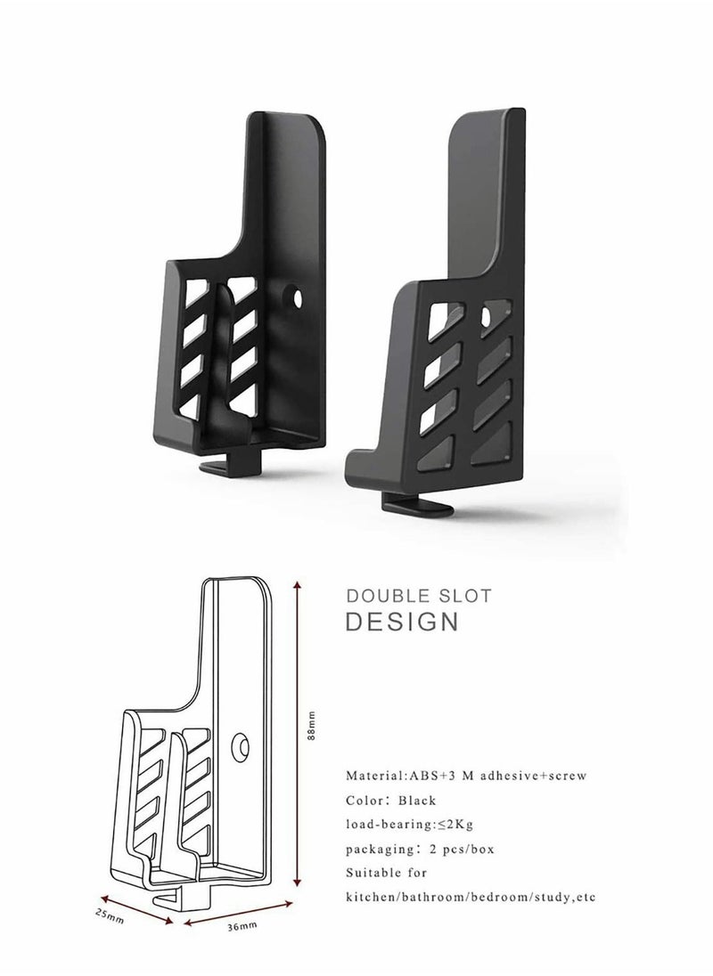 Wall Mount Holder, Wall Mount Universal Dock for Tablet or Phone, Damage-Free Compatible with ipad iPhone/ Tablet/ Kindle /e-Book/ Fixed by 3M Adhesive or Screws - Image 3