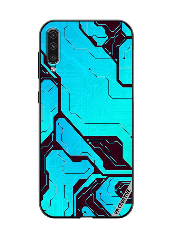 VR CREATIVE Protective Case Cover For Samsung Galaxy A50/A50s Tech A-02 Design Multicolour - Image 1