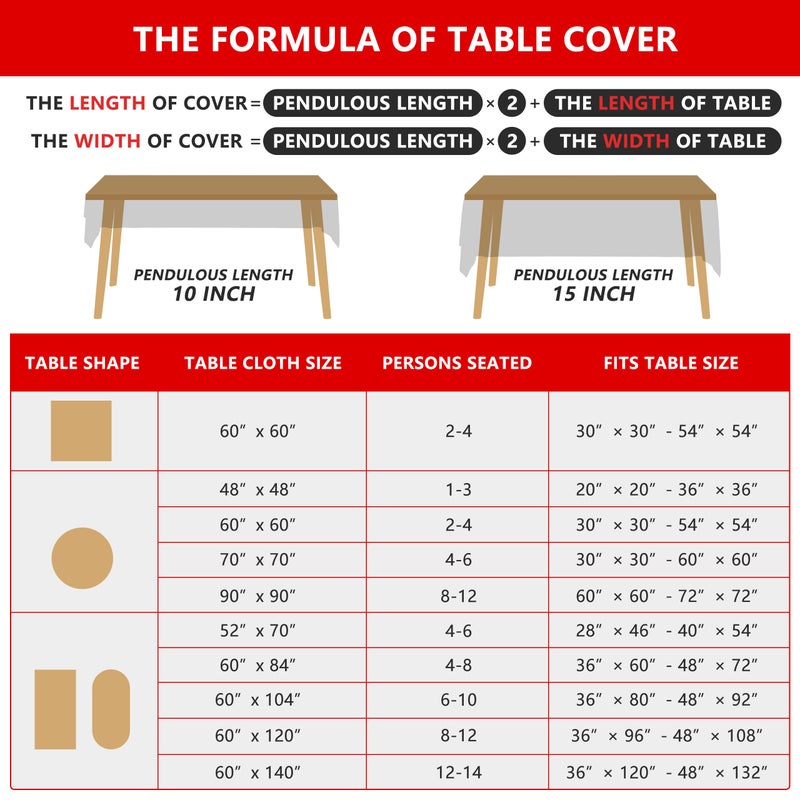 Siilues Round Valentines Tablecloth 70x70 Inch, Washable Red Plaid Love Hearts Valentines Day Tablecloth Waterproof Scalloped Edge Dining Table Cloth Sweet Home Party Decorations - Image 4