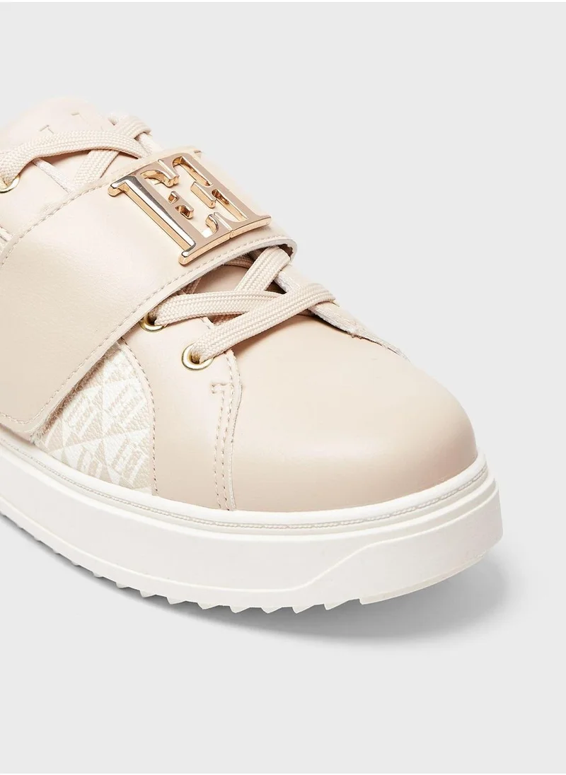 ELLE Lace Up Low Top Sneakers